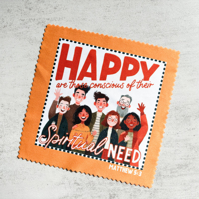 Happy Are Those Conscious Lens Screen Cleaning Cloth