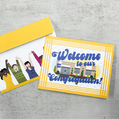 Welcome to Our Congregation 4 x 6 Greeting Card