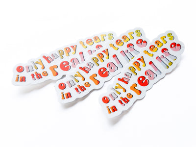 Happy Tears Stickers