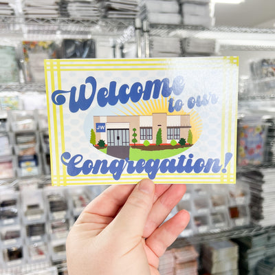 Welcome To Our Congregation 4 x 6 Postcards