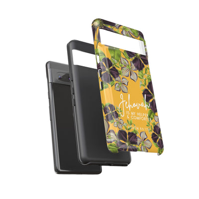 Jehovah is My Helper and Comforter Phone Case - Pixel, Galaxy, IPhone