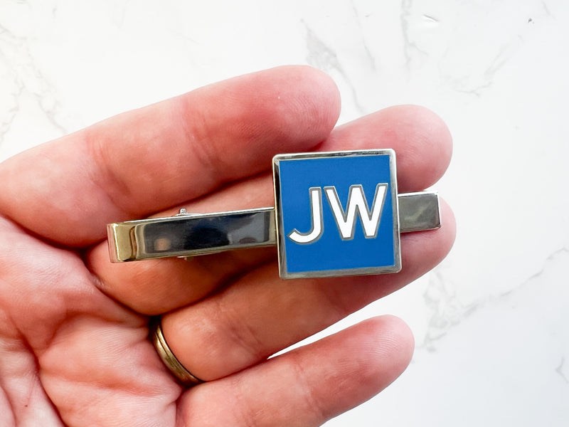 JW Tie Clip Silver