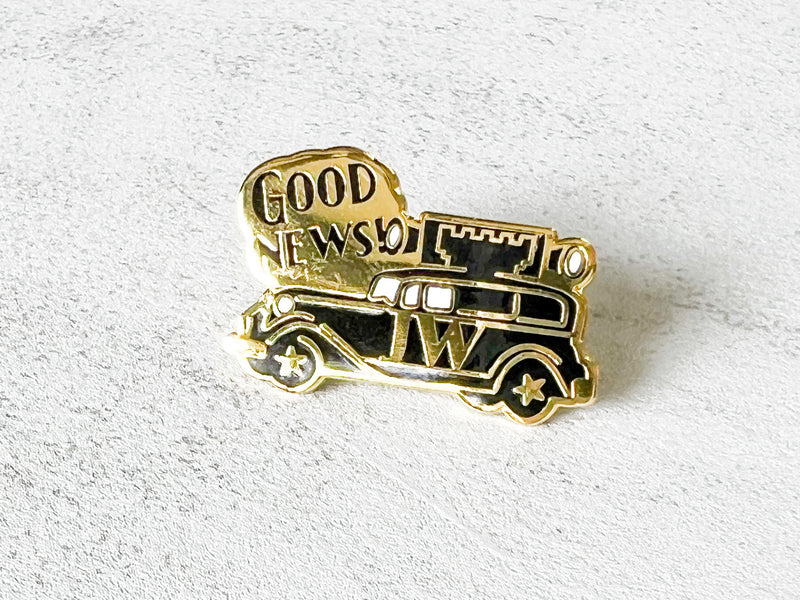 Good News Sound Car Enamel Pins