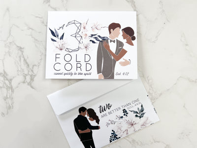 Three Fold Cord Greeting Card - GINGERS