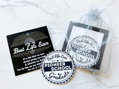 Pioneer School Graduate Best Life Ever Gift Bags Magnets - GINGERS