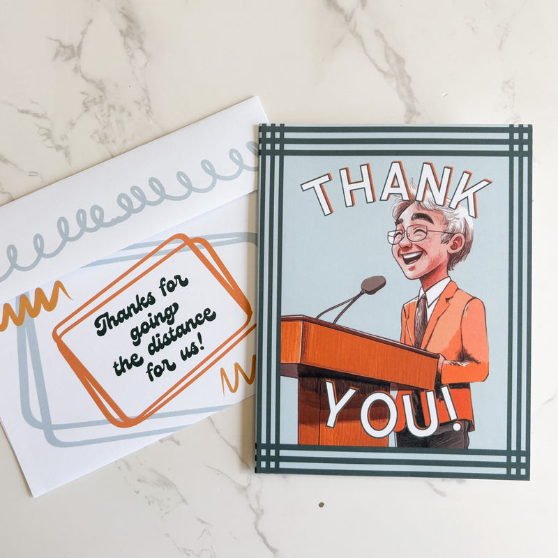 Visiting Speaker 4 x 6 Greeting Card