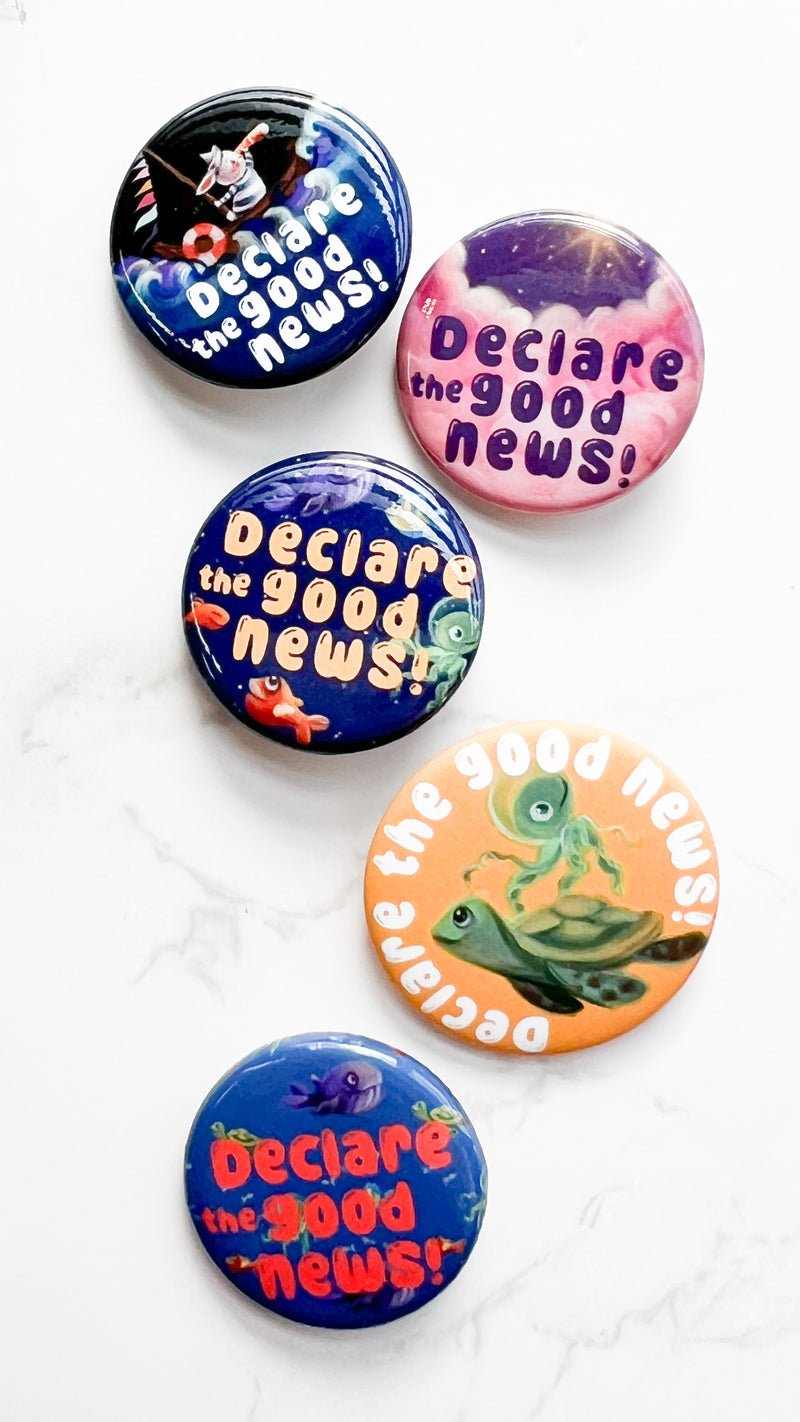 Declare The Good News Pins - Friendly Seas - GINGERS