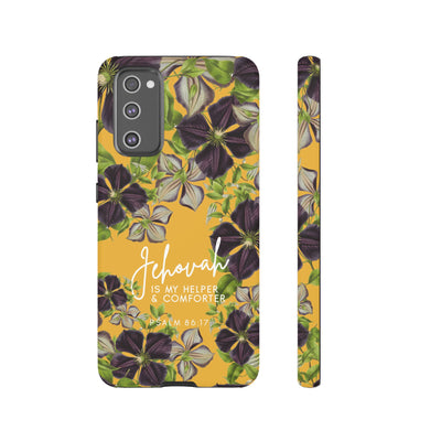 Jehovah is My Helper and Comforter Phone Case - Pixel, Galaxy, IPhone