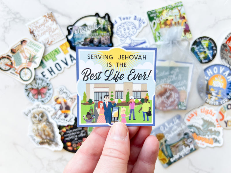 Best Life Ever Gift Bags - Magnet + Sticker - GINGERS