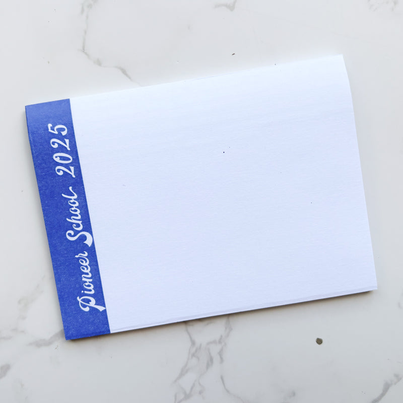 Pioneer School 2025 - Sticky Notes