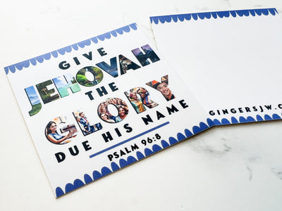 Give Jehovah The Glory Due His Name Bite Size Cards