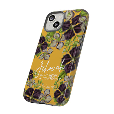 Jehovah is My Helper and Comforter Phone Case - Pixel, Galaxy, IPhone