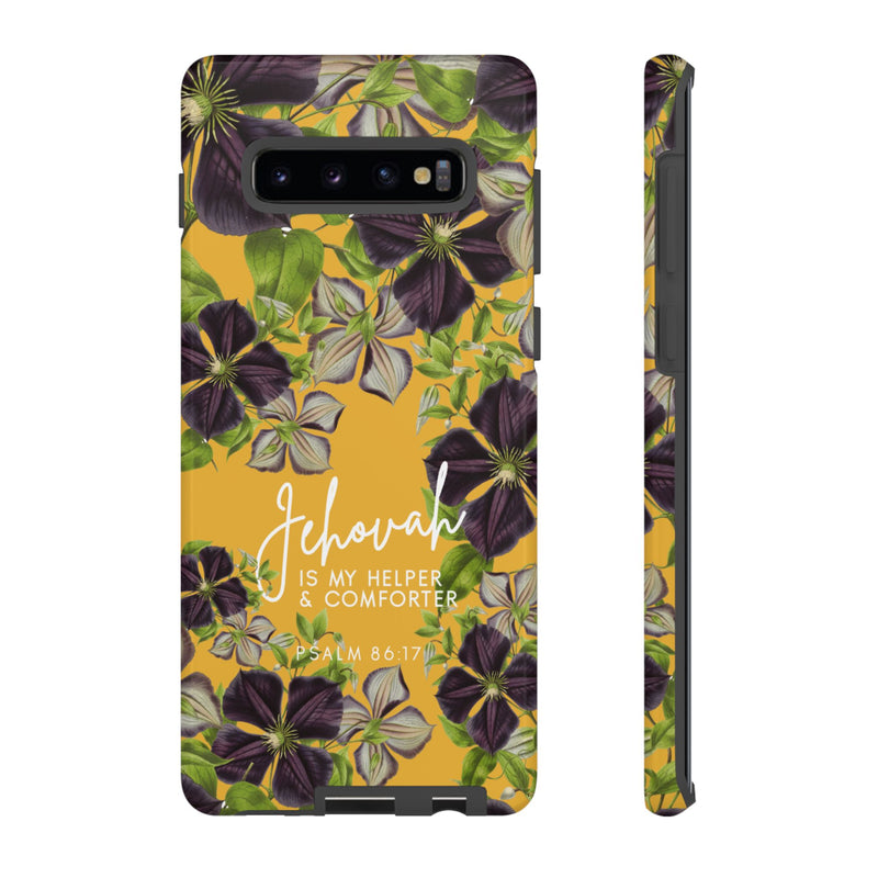 Jehovah is My Helper and Comforter Phone Case - Pixel, Galaxy, IPhone