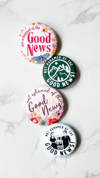 Not Ashamed of the Good News Pins