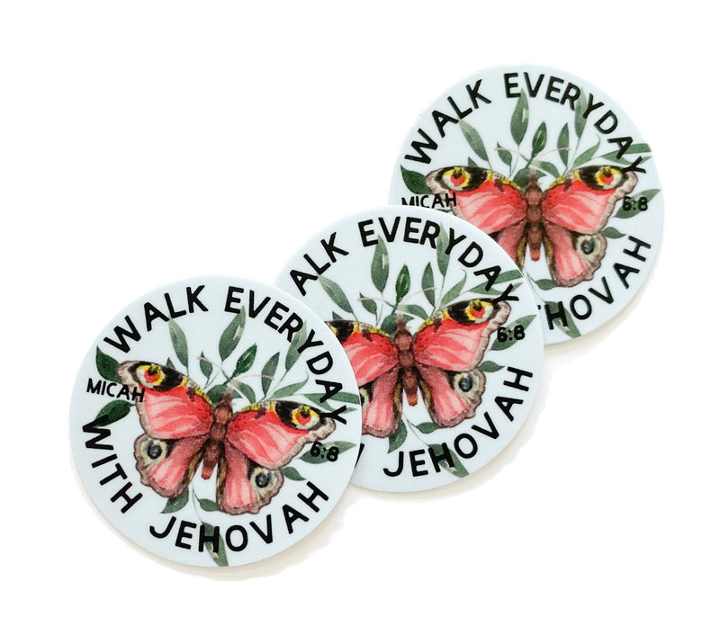 Walk With Jehovah Stickers - GINGERS