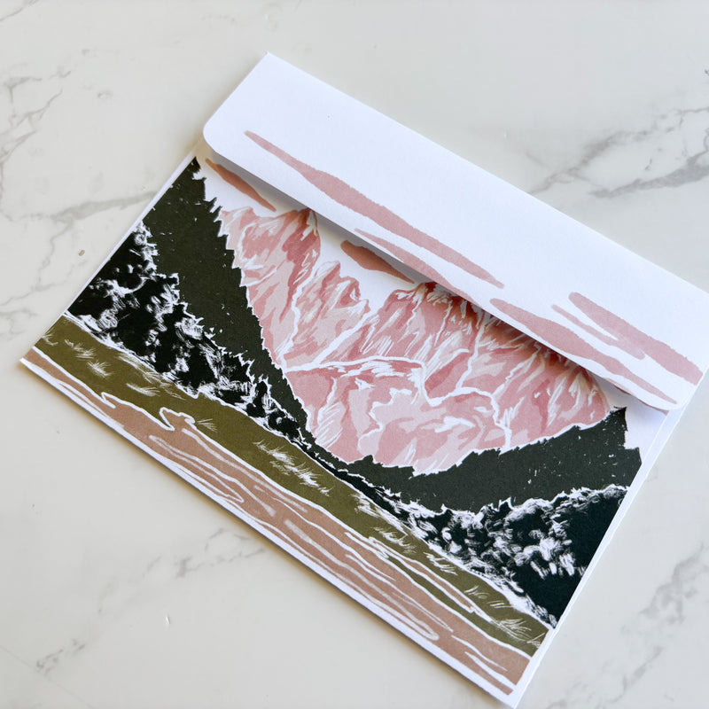 Sympathy Mountain Greeting Card