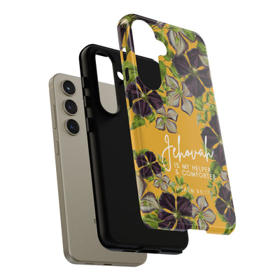 Jehovah is My Helper and Comforter Phone Case - Pixel, Galaxy, IPhone