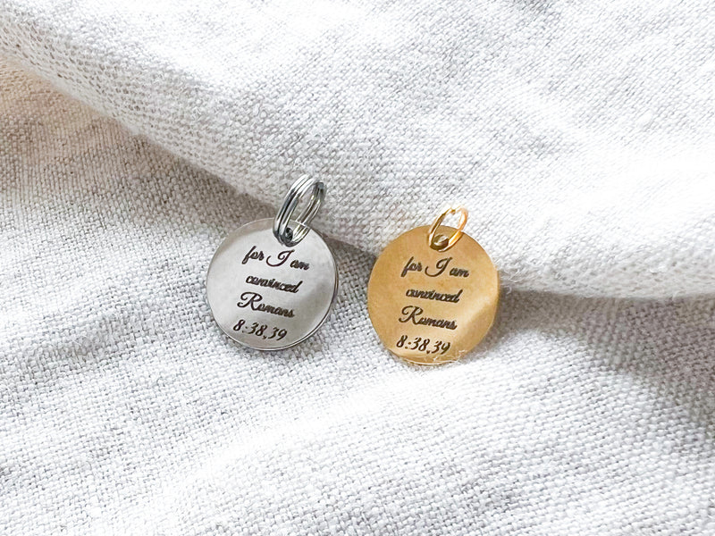 For I Am Convinced Stainless Steel or Gold Pendant - GINGERS