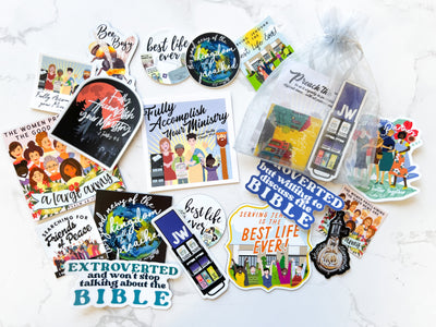 Fully Loaded Fully Accomplish Your Ministry Gift Bags - Magnet + Sticker - GINGERS