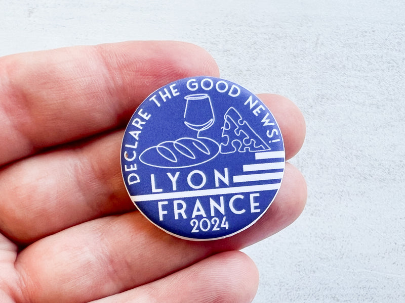 Lyon France Pins - JW Blue