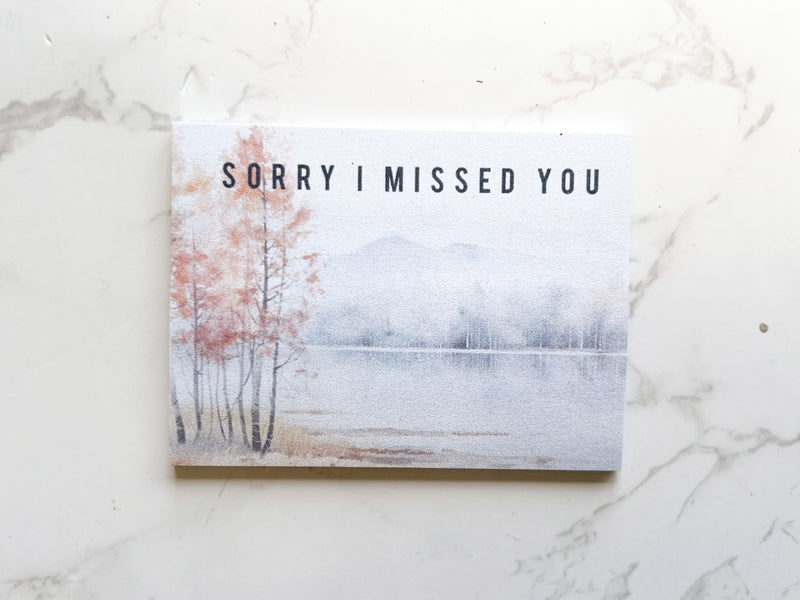 Sorry I Missed You - Autumn Mini Sticky Notes