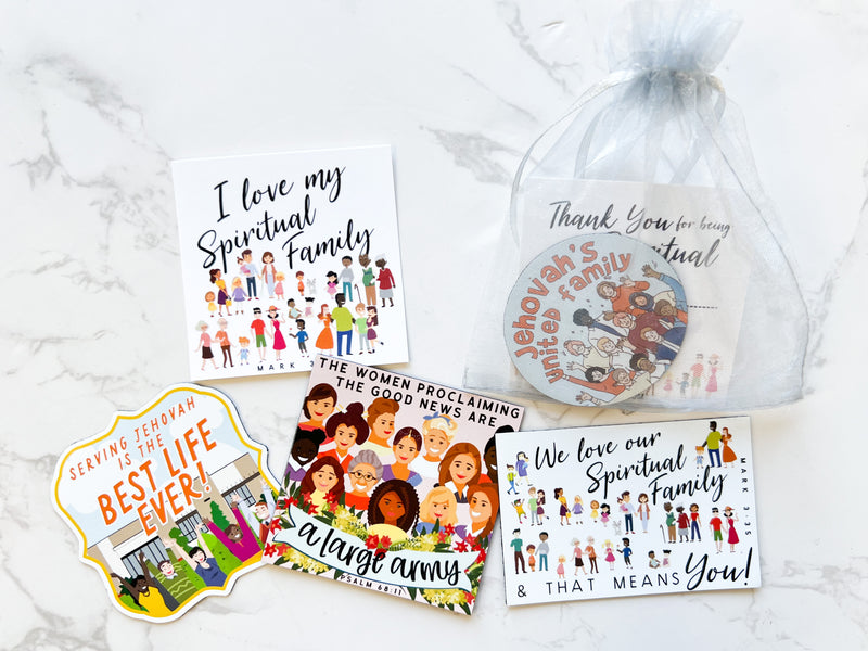 Spiritual Family Gift Bags Magnets - GINGERS