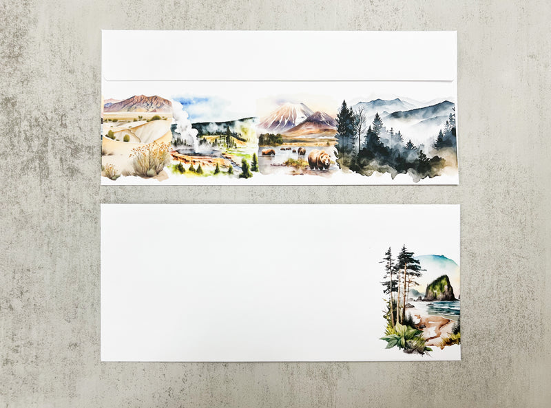 National Parks Letter Writing Envelopes - GINGERS