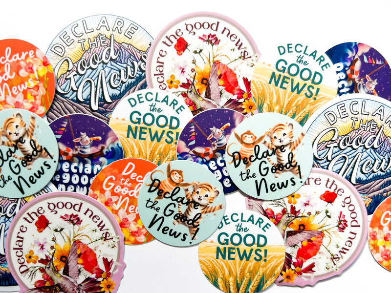 Declare The Good News Mixed Stickers - GINGERS