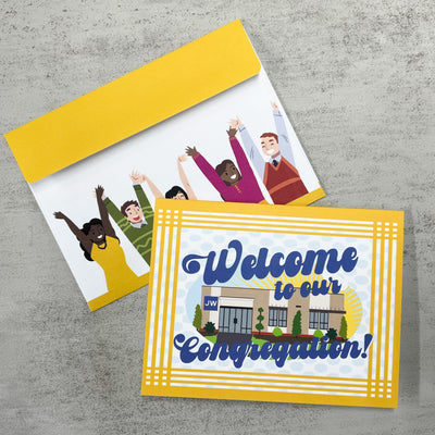 Welcome to Our Congregation 4 x 6 Greeting Card