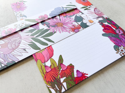 Protea Letter Writing Set - Notepad and Envelopes