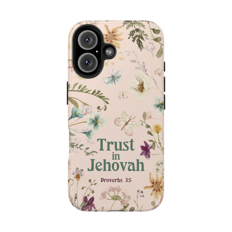 Trust in Jehovah Tough Phone Cases - IPhone