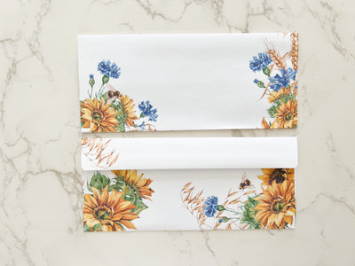 Sunflower Letter Writing Envelopes - GINGERS