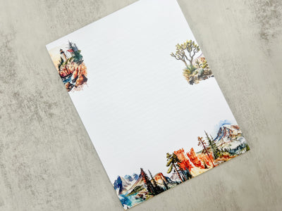 National Park Letter Writing Notepad - GINGERS