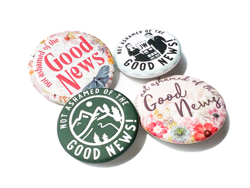 Not Ashamed of the Good News Pins