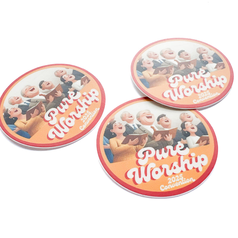 Pure Worship Convention Stickers