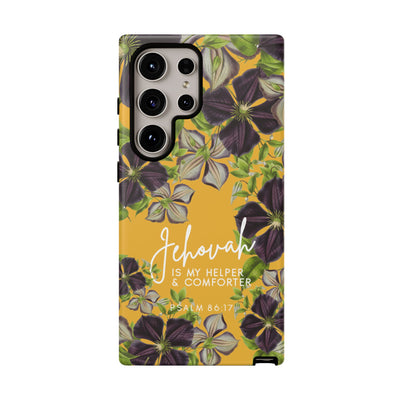 Jehovah is My Helper and Comforter Phone Case - Pixel, Galaxy, IPhone