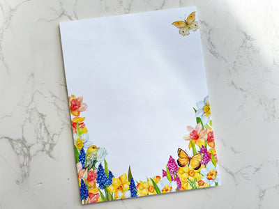 Spring Blossom Letter Writing Notepad - GINGERS