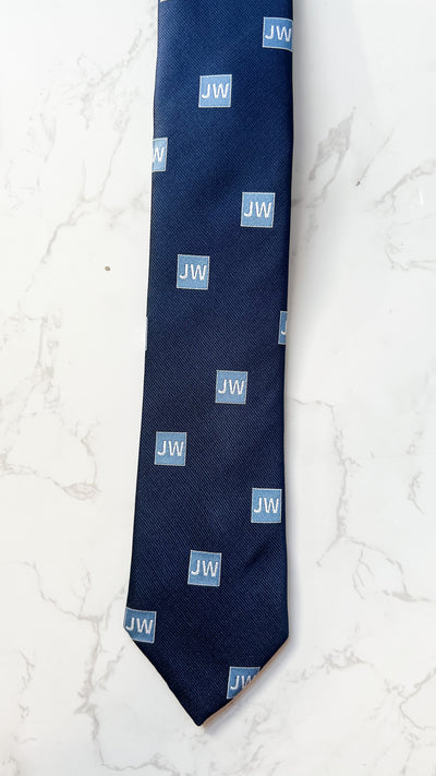 JW Navy Tie