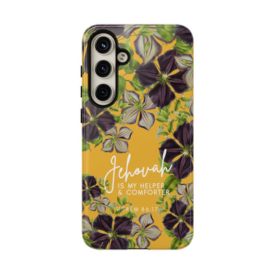 Jehovah is My Helper and Comforter Phone Case - Pixel, Galaxy, IPhone