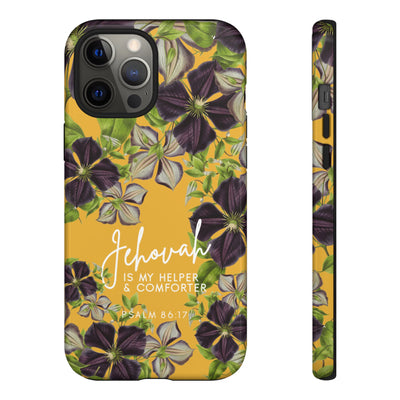 Jehovah is My Helper and Comforter Phone Case - Pixel, Galaxy, IPhone