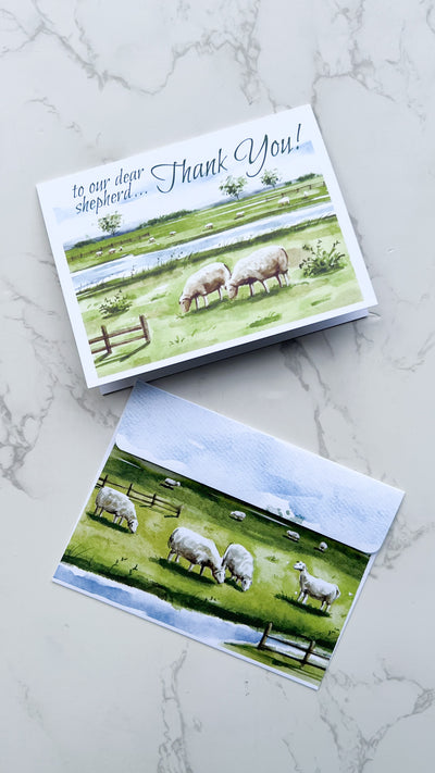 Dear Shepherd 4 x 6 Greeting Card - GINGERS