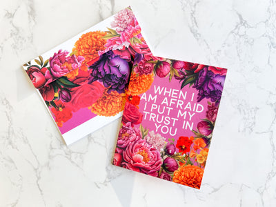 When I Am Afraid I Put My Trust In You Greeting Card - GINGERS