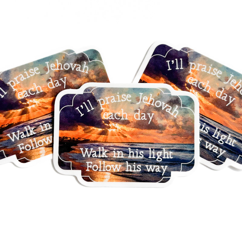 Follow Jehovahs Light Stickers
