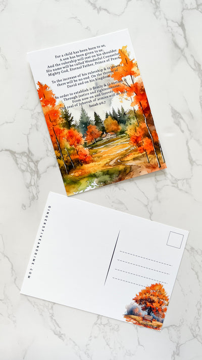 September Campaign Isaiah 5 x 7 Postcards - GINGERS