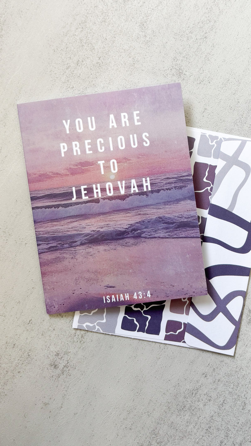 You Are Precious to Jehovah Greeting Card
