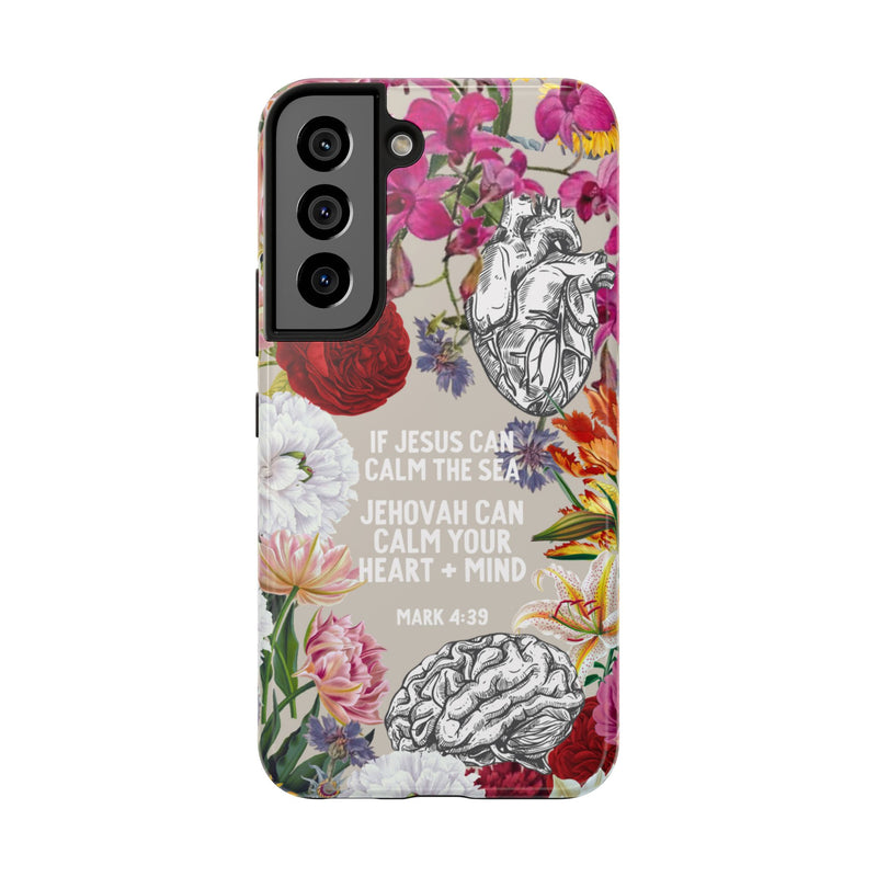 If Jesus Can Calm The Sea - Tough Phone Cases