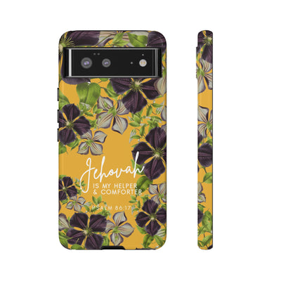 Jehovah is My Helper and Comforter Phone Case - Pixel, Galaxy, IPhone