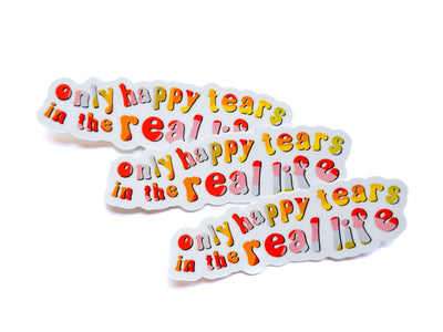 Happy Tears Stickers