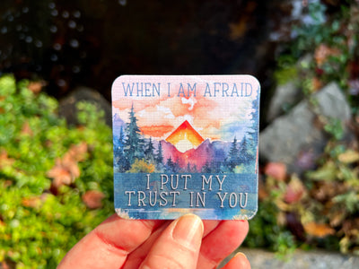 When I Am Afraid Pin Gift Bags - GINGERS