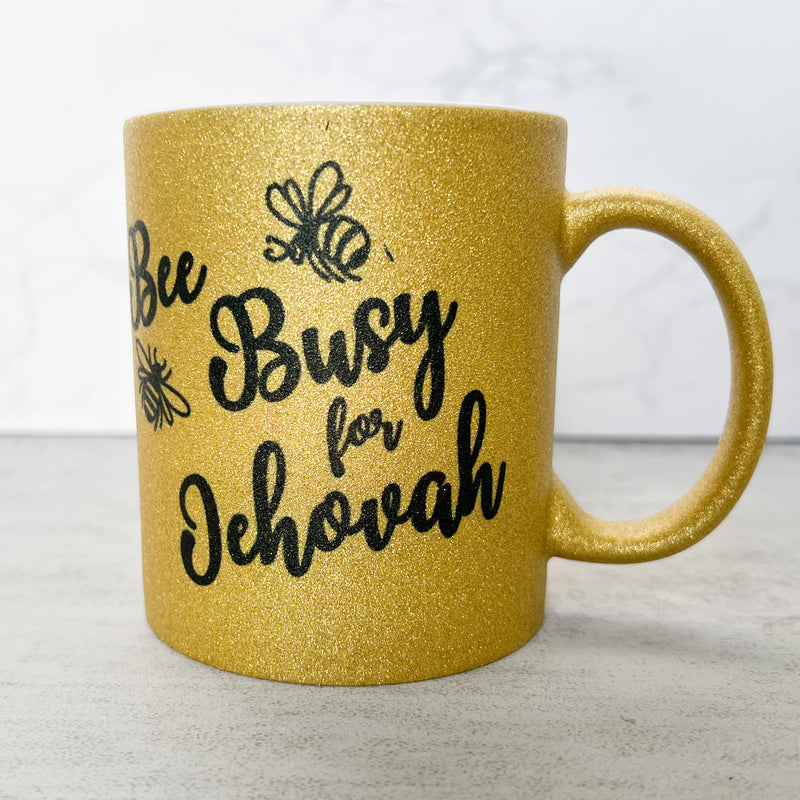 Limited Edition - Gold Glitter Bee Mug